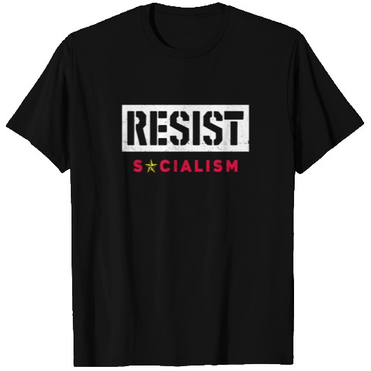 Capitalism Socialism Resist T Shirts