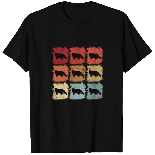 Retro Pop Art Persian Cat Pet Gift T Shirts