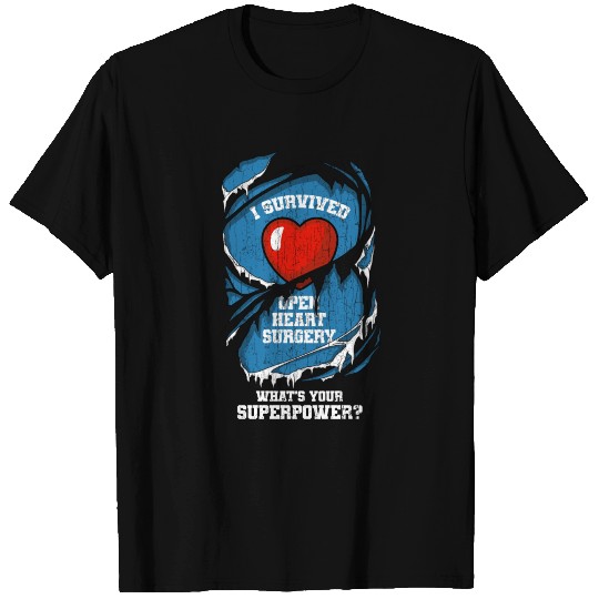 I Survived Open Heart Surgery CHD Awareness Happy T Shirts