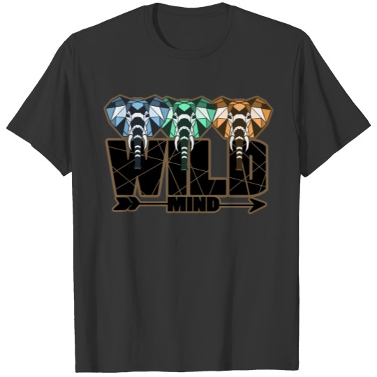 Wild Elephants Forest T Shirts