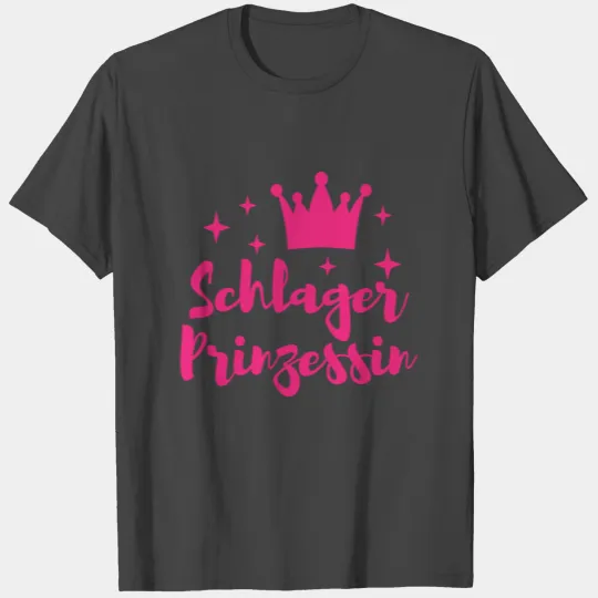 Schlager princess gift music concert party T Shirts