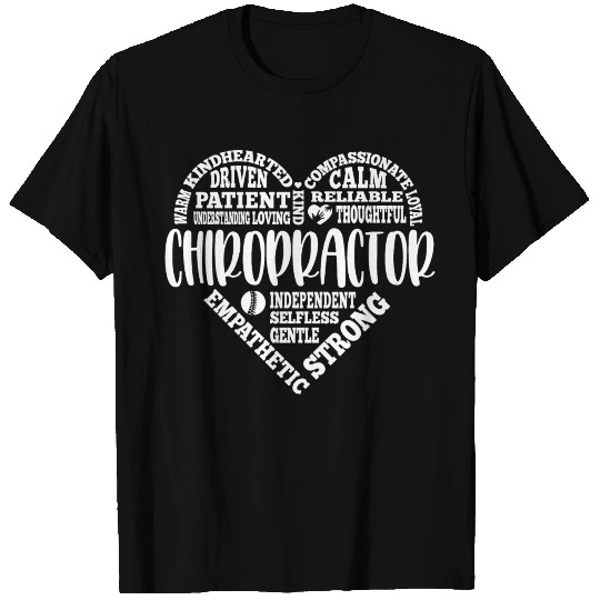 Chiropractor chiropractic subway art T Shirts
