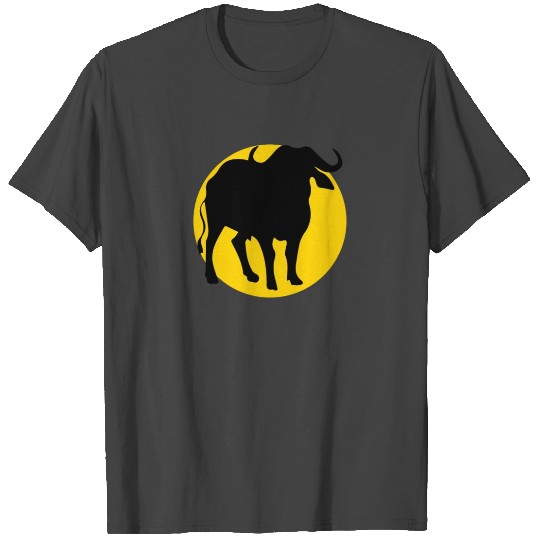 buffalo and moon T Shirts