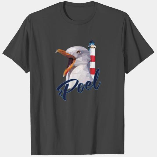 Insel Poel - Lighthouse Seagull - Souvenir Gift T Shirts