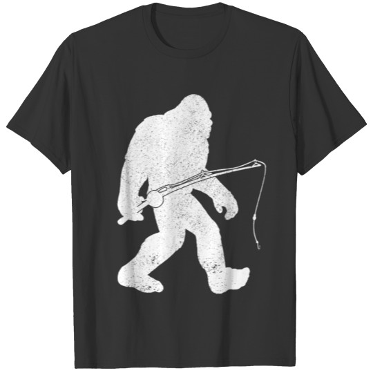 Fishing Bigfoot T-shirt