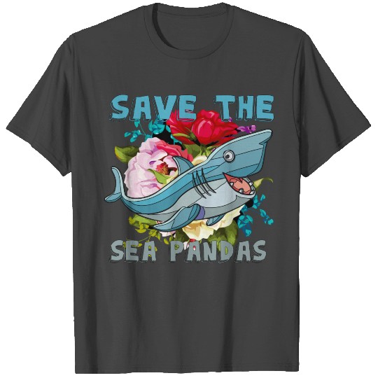 Save the Sea Pandas Killer Whale Orca Gift T Shirts