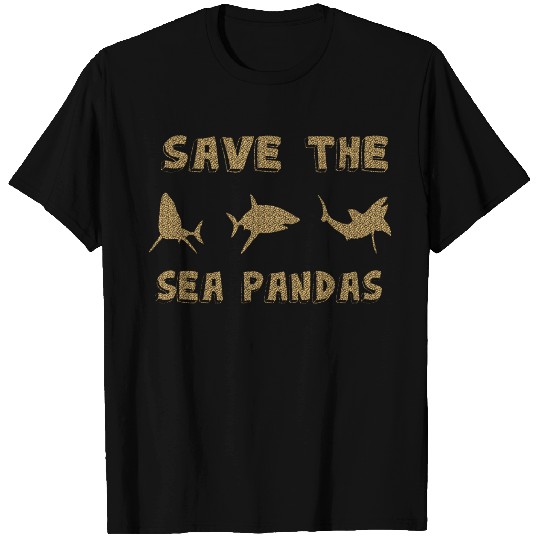 Save the Sea Pandas Killer Whale Orca Gift T Shirts