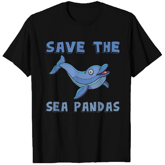 Save the Sea Pandas Killer Whale Orca Gift T Shirts