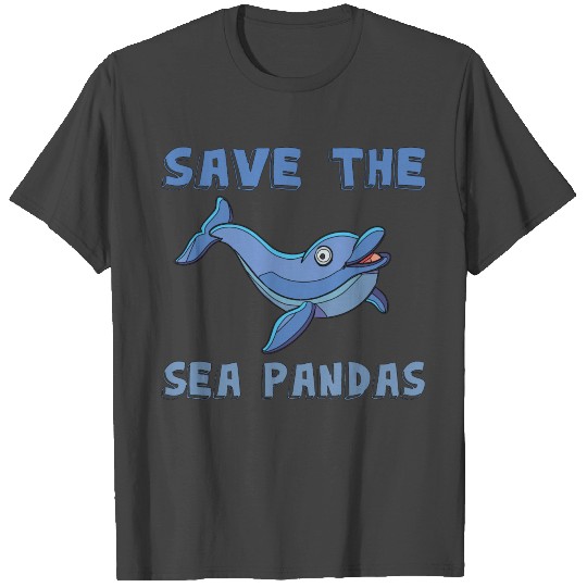 Save the Sea Pandas Killer Whale Orca Gift T Shirts