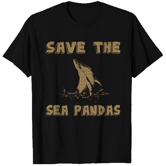 Save the Sea Pandas Killer Whale Orca Gift T Shirts