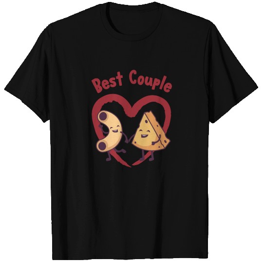 Mac N Cheese Best Couple Macaroni Cheese Lovers T Shirts