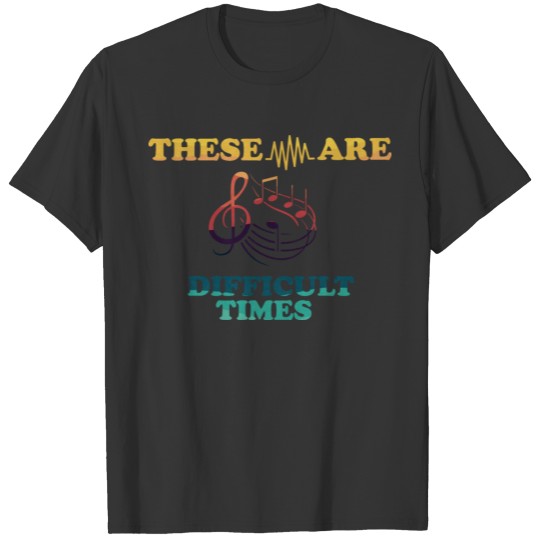 Simple Music design For Musicians Musician T-shirt