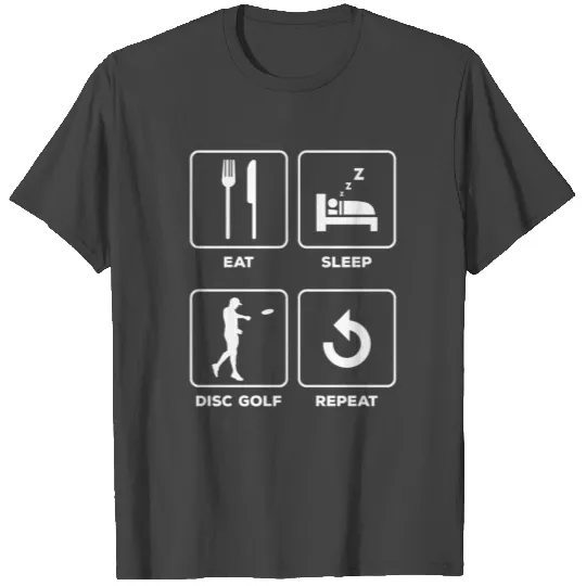 Disc Golf Eat Sleep Repeat Gift Masters Set Driver T Shirts