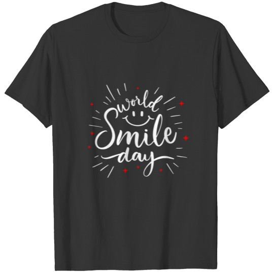 word smile day, funny T-shirt