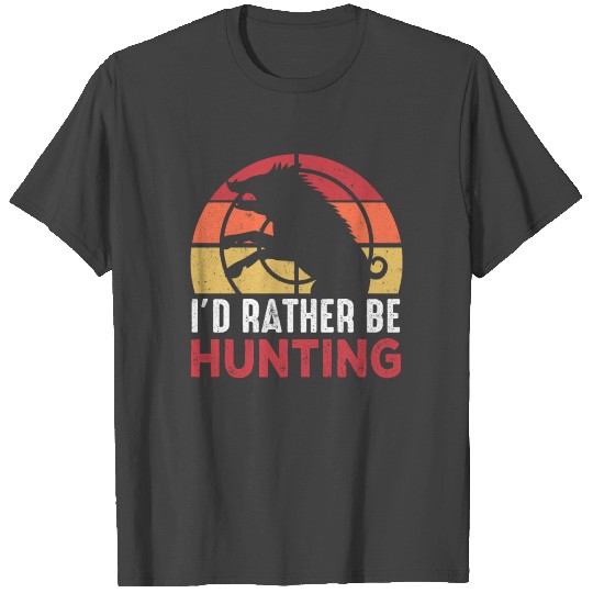 Hunting Hunter Hunt Stag Deer Hunting Antler Gift T Shirts