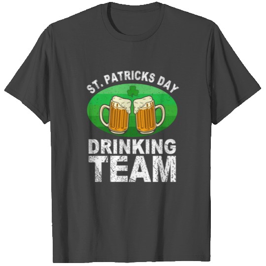 St. Patrick's Day Drinking Team Distressed T Shirts