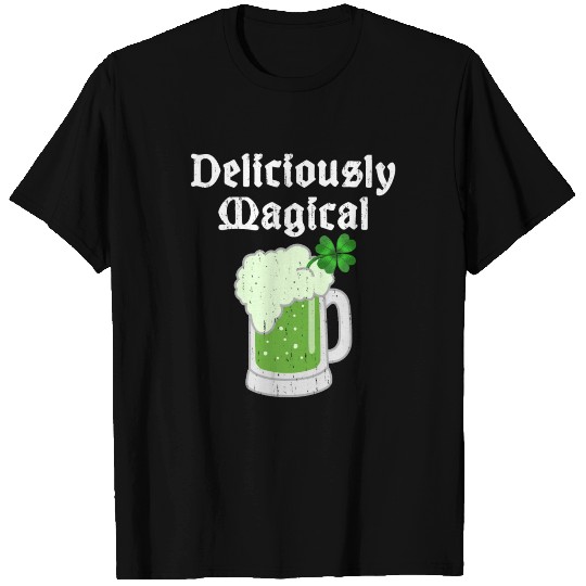 St. Patrick's Day Deliciously Magical Green Beer T Shirts