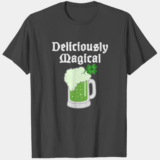St. Patrick's Day Deliciously Magical Green Beer T Shirts
