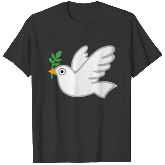 Flying White Dove of Peace T-shirt