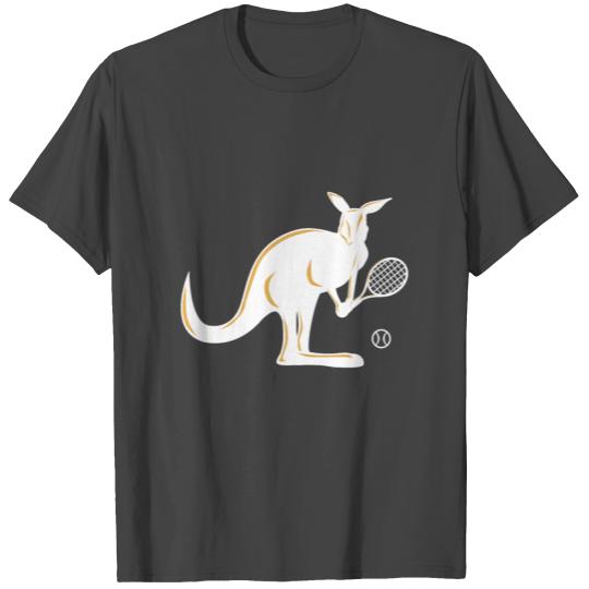 Australia Kangaroo Tennis Player Funny Gift Idea T Shirts