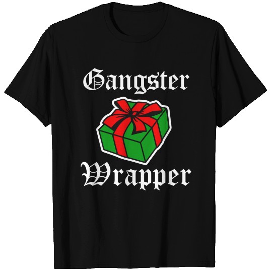 Gangster Wrapper T Shirts Christmas Funny