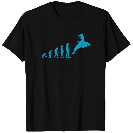 Dolphin Lovers Cute Whale Funny Evolution Gift T Shirts
