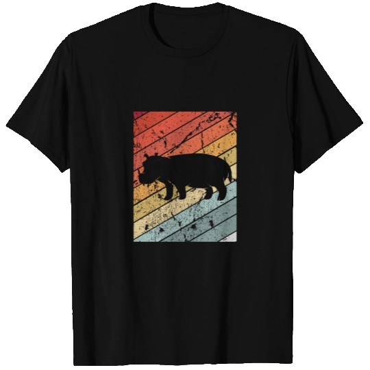 Retro Hippo Animal Gift T Shirts