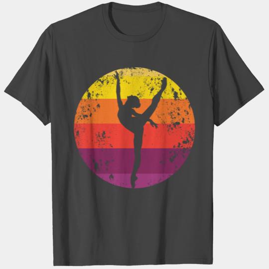 Ballet gift retro ballerina art dancing T Shirts