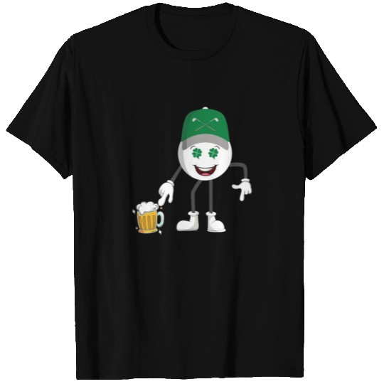 St. Patrick's Day Golf Beer T Shirts