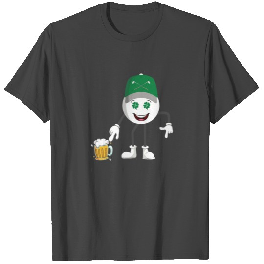 St. Patrick's Day Golf Beer T Shirts