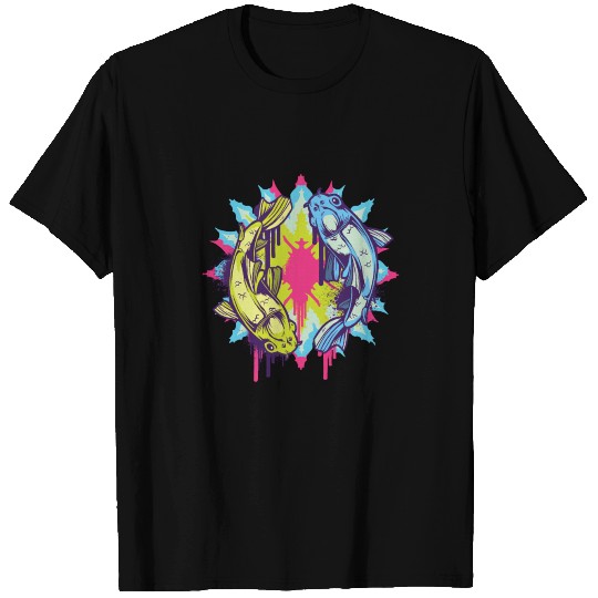 Koi Fish Colorful T Shirts