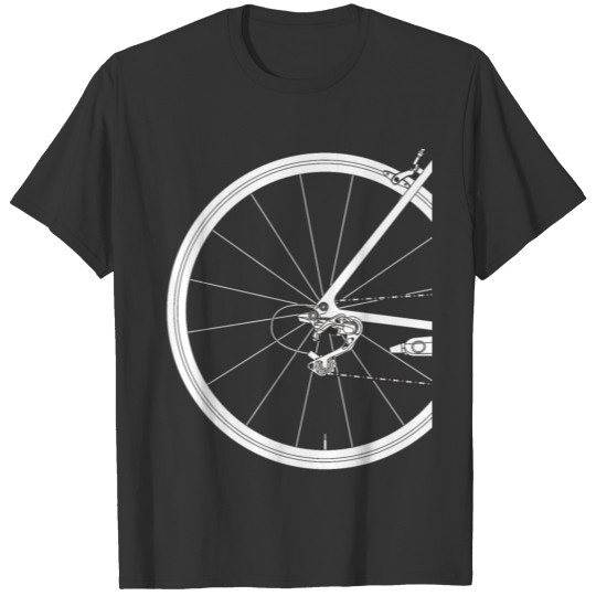 Abstract bicycle racing bike T Shirts