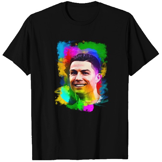 cr7 Pop art watercolor T Shirts