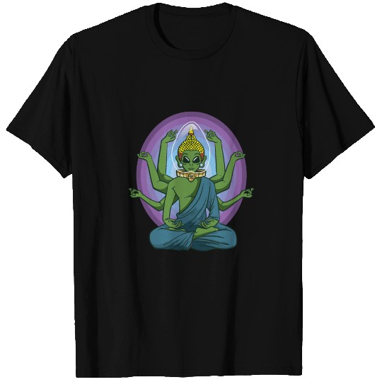 Alien Alien Buddha T Shirts