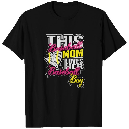 This Baseball Mom T Shirts
