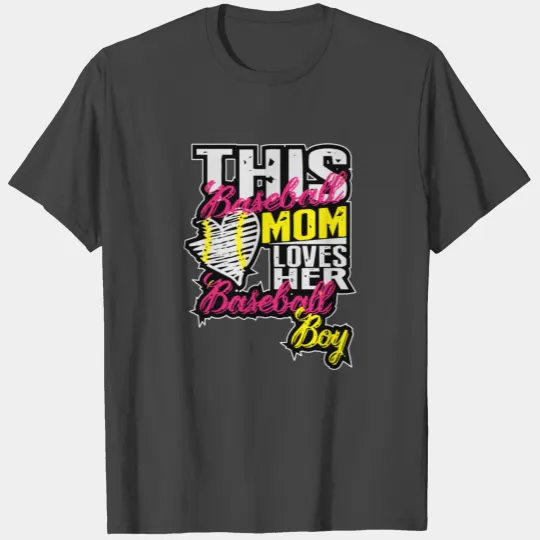 This Baseball Mom T Shirts