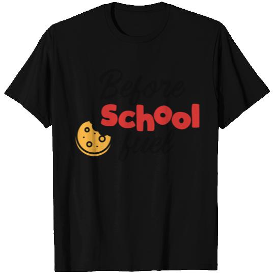 Before school fuel, cereal, biscuit,back to school T Shirts
