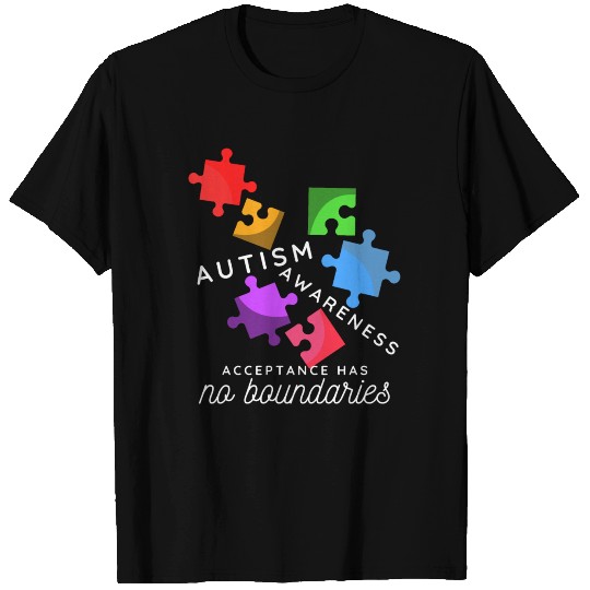 Autism Awareness No Boundaries T Shirts