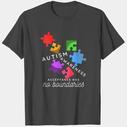 Autism Awareness No Boundaries T Shirts