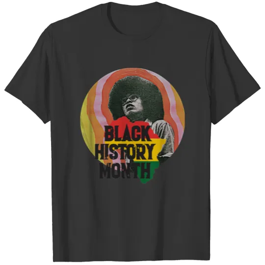black history month Angela Davis T Shirts