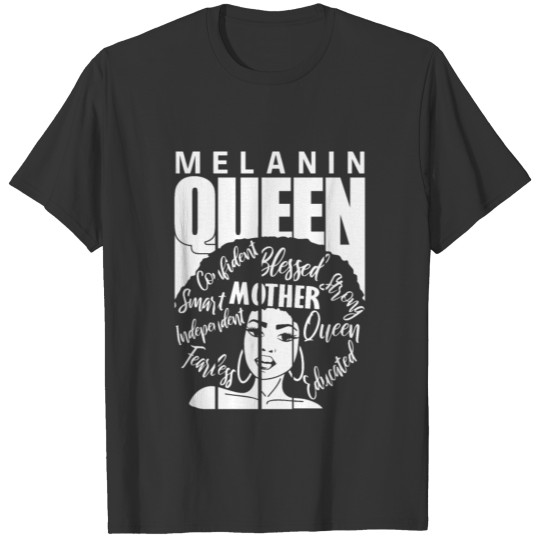 Melanin Queen - Afrocentric T Shirts