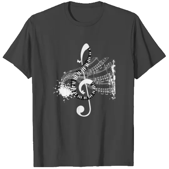 Musical notes musician clef notes T Shirts