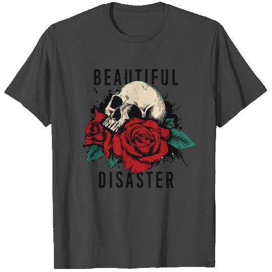 skull roses T Shirts
