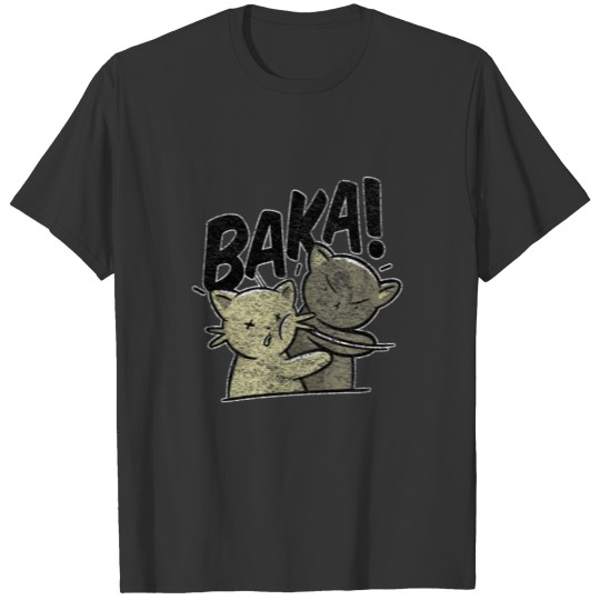 Baka Cat Japan Hit Slap T-shirt