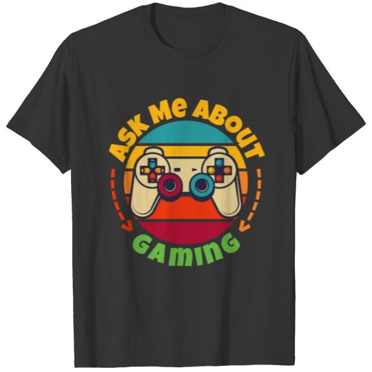 3Funny Video Game Lover Gamer Gifts Gaming T-shirt