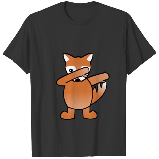 dabbing dance fox T-shirt