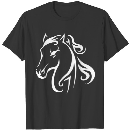 Cool Tattoo Tribal Horse Design Vector T-shirt