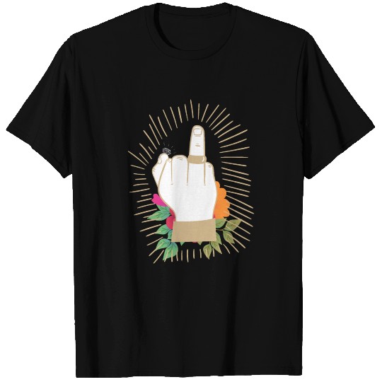 Wedding Ring On The Middle Finger T Shirts