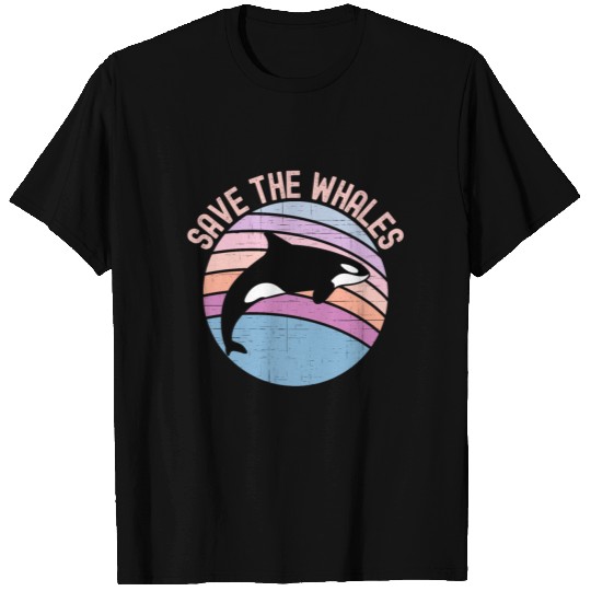 Save The Whales Orca Whale T Shirts