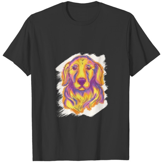 Golden Retriever Watercolor gift for dog owners T-shirt